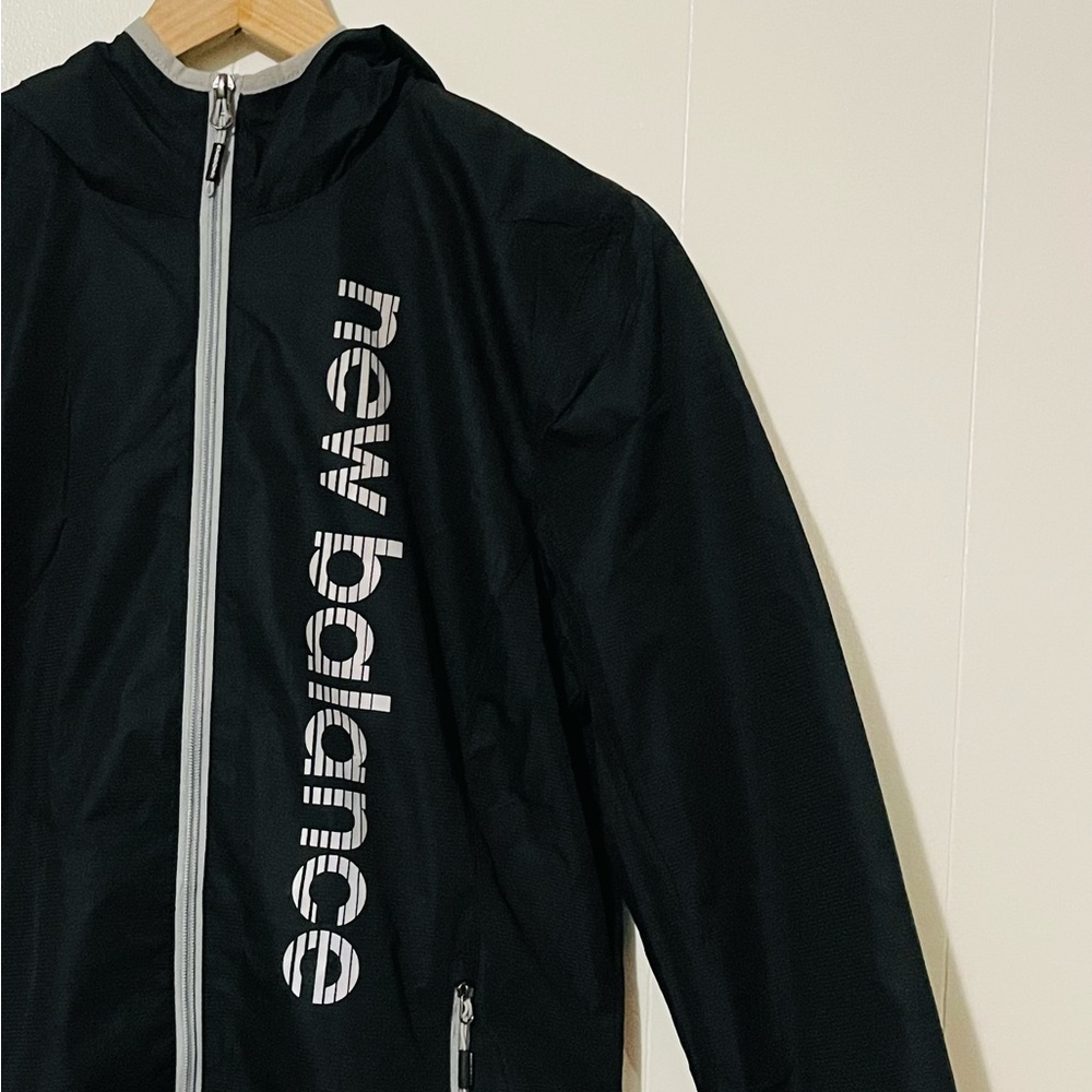 New Balance Black and Gray Zip-Up Jacket